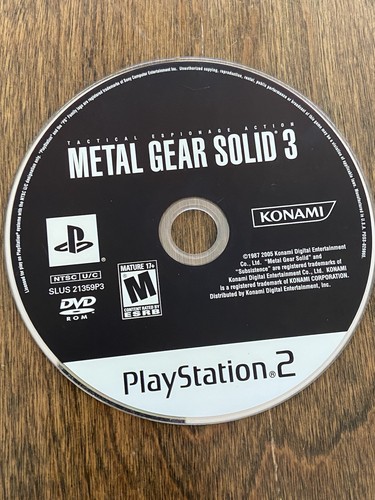 Metal gear solid subsistence - metal,
