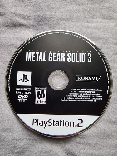 Metal gear solid subsistence - gear,