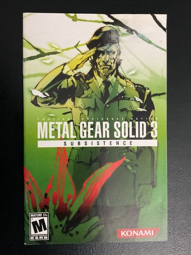 Metal gear solid subsistance - metal, 3